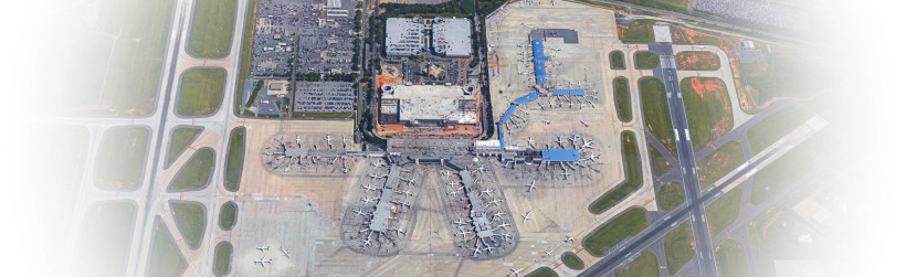 Charlotte Airport Aerial Shot